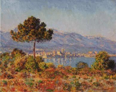 Claude Monet Antibes Seen from the Notre Dame Plateau oil painting image